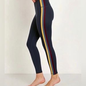 Spiritual Gangster Rainbow Stripe Yoga Leggings Med